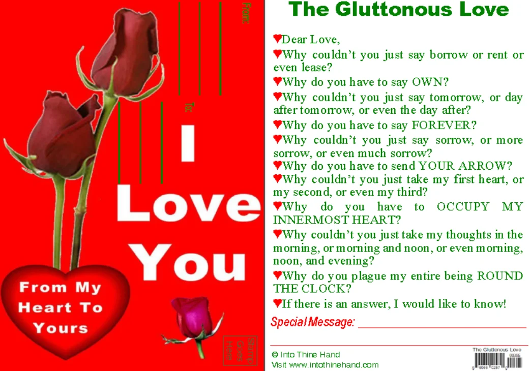 The Gluttonous Love